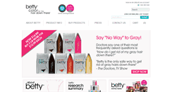 Desktop Screenshot of bettybeauty.com