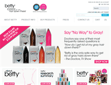 Tablet Screenshot of bettybeauty.com